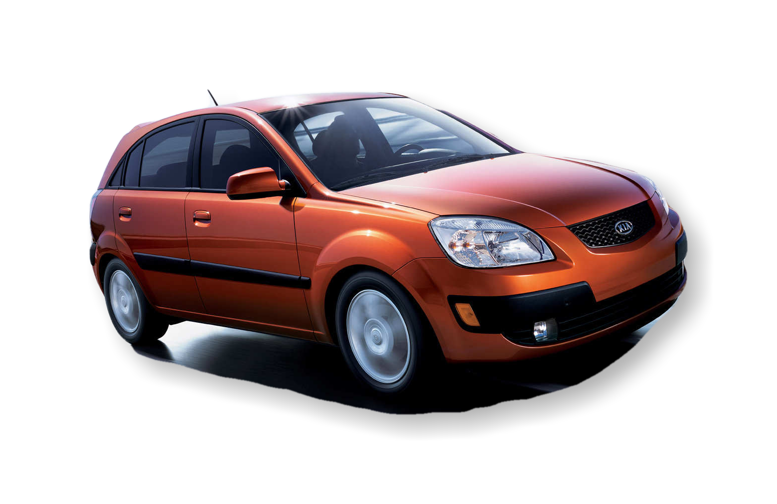 Kia Rio II JB MK2 Pre-Facelift (2005- 2009) Left Side Manual Wing Mirror Grained - Image 3