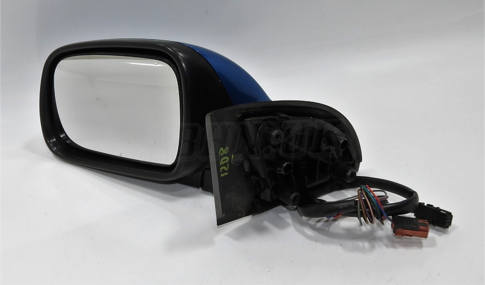 Peugeot 307 CC SW 00-08 Left Side Auto Power Folding Door Mirror Aegean Blue KMF - Image 2