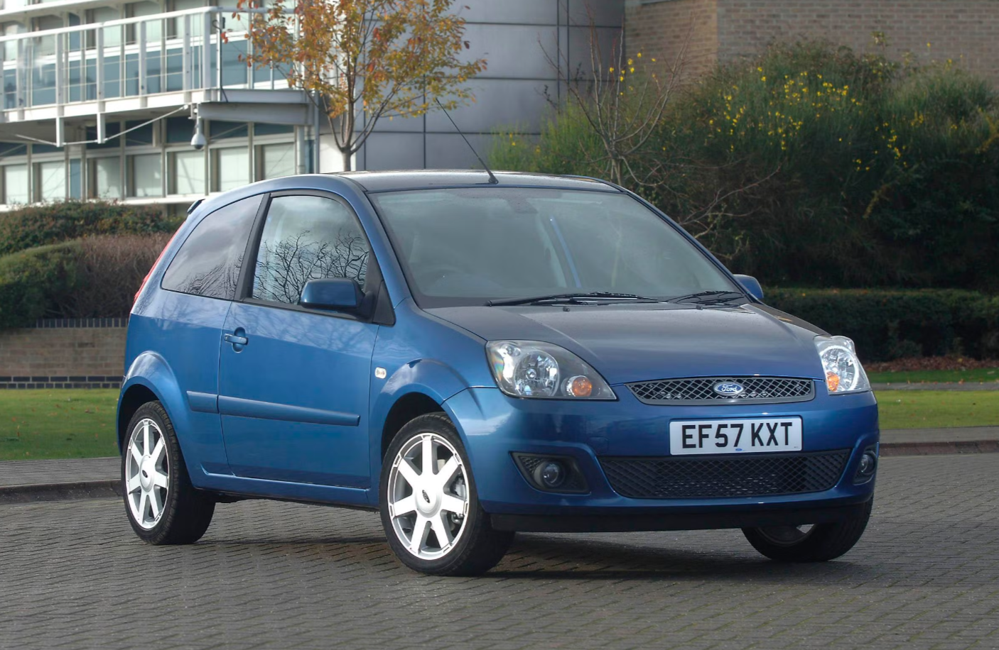 Ford Fiesta-V Facelift (06- 08) Left Side Electric Heated Door Mirror Ocean Blue - Image 3