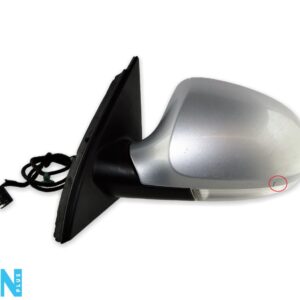 VW Passat B6 3C2 3C5 /2005-2011 Left Side Electric Heated Door Mirror Met Silver