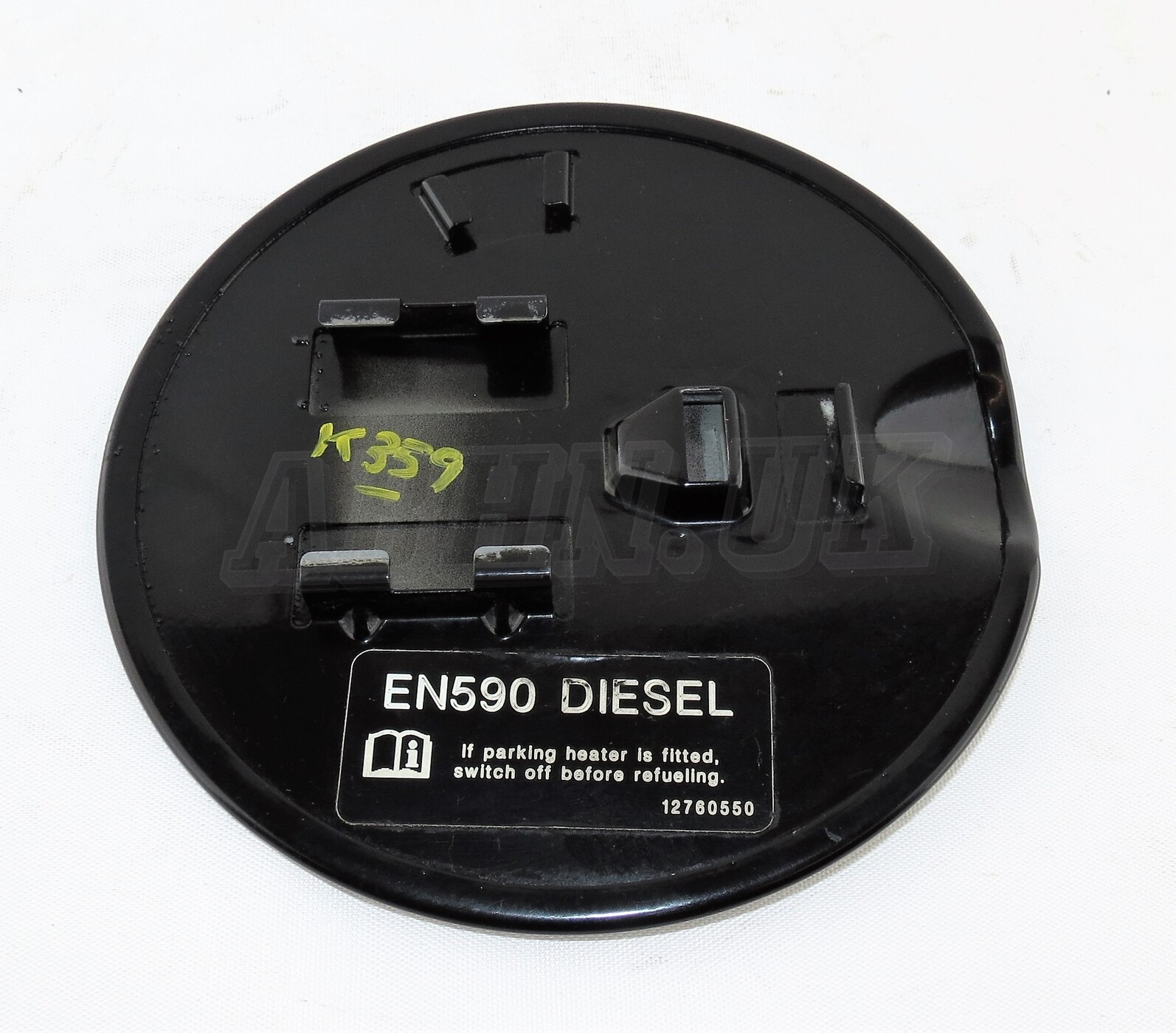 Saab 9-3 YS3F /2002-2012 Saloon/ Convertible Fill-in Fuel Flap Cover Jet Black - Image 3