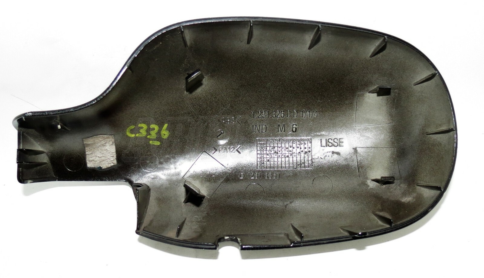 Renault Clio Megane Scenic 99-03 Right Side Door Mirror Cover Noir Nacre Black - Image 4