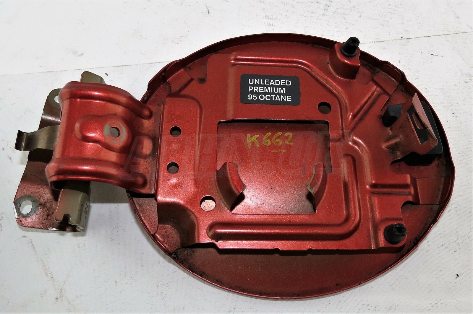 Nissan Note E11, NE11 2006-2013 MPV Fuel Fill-in Flap Cover Metallic Orange A30 - Image 5