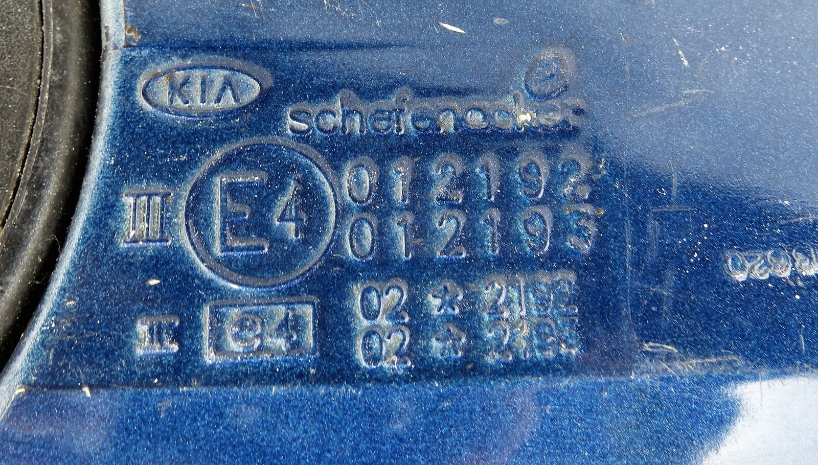 Kia Carens II MK2 (02 - 06) Côté Gauche Électrique+Chauffé Porte Miroir Bleus - Image 11