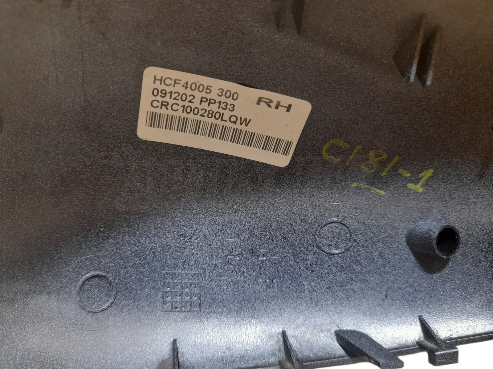 Rover 25 45 75 MG ZR ZT ZS Right Side Door Mirror Cover Met Anthracite LQW - Image 5