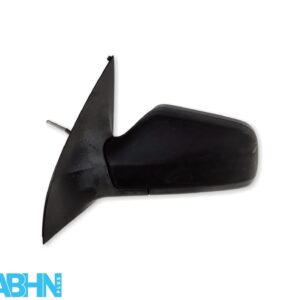 Vauxhall Astra G MK4 (98-05) Left Side Manual Door Mirror Matte Black Grained