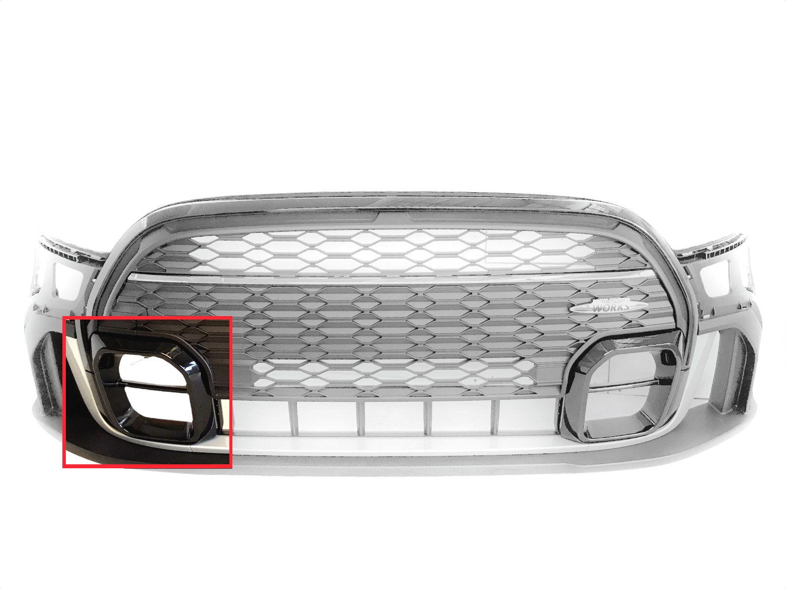 Genuine Mini F56 LCI2 Aerokit JCW 21-> Front Bumper Right Side Air Duct Black-II - Image 11