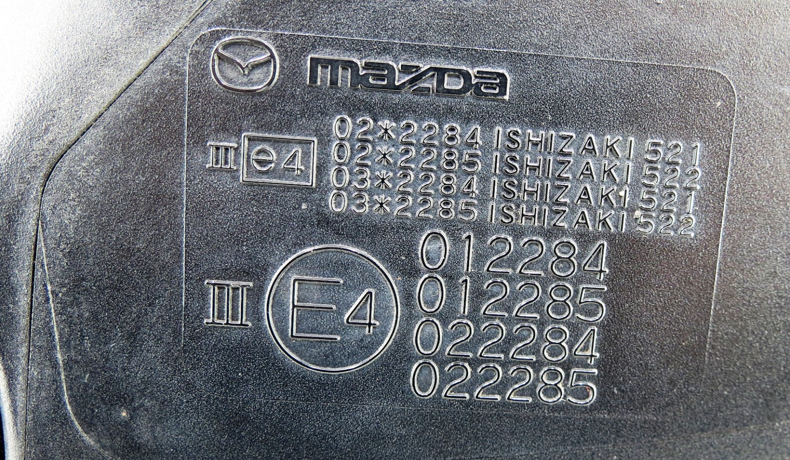 Mazda 5 CR19 (2005-2010) Right Side Electric Heated Door Mirror Metallic Silver - Image 8