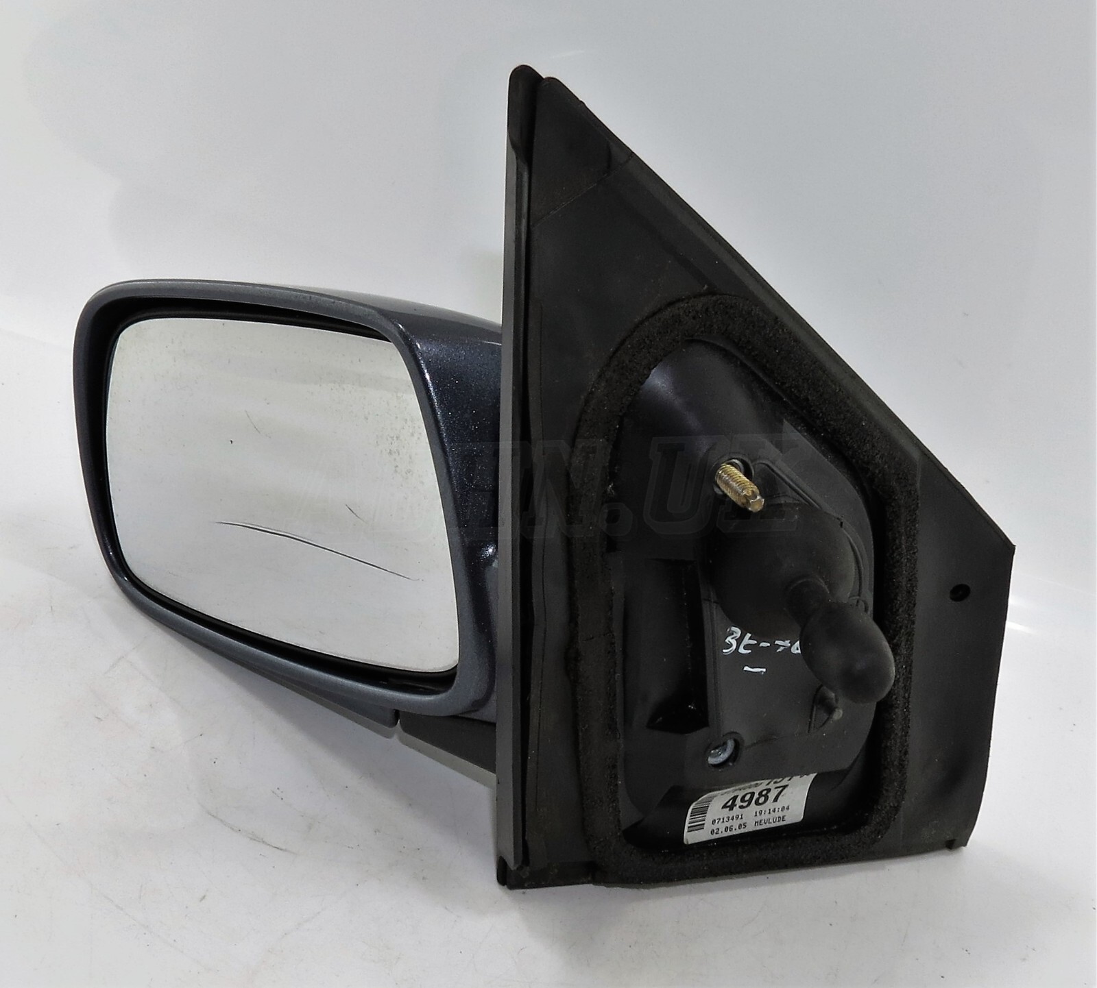 Toyota Yaris Vitz (99 - 05) Left Side Manual Door Mirror 879400D151 C0 Met Grey - Image 2
