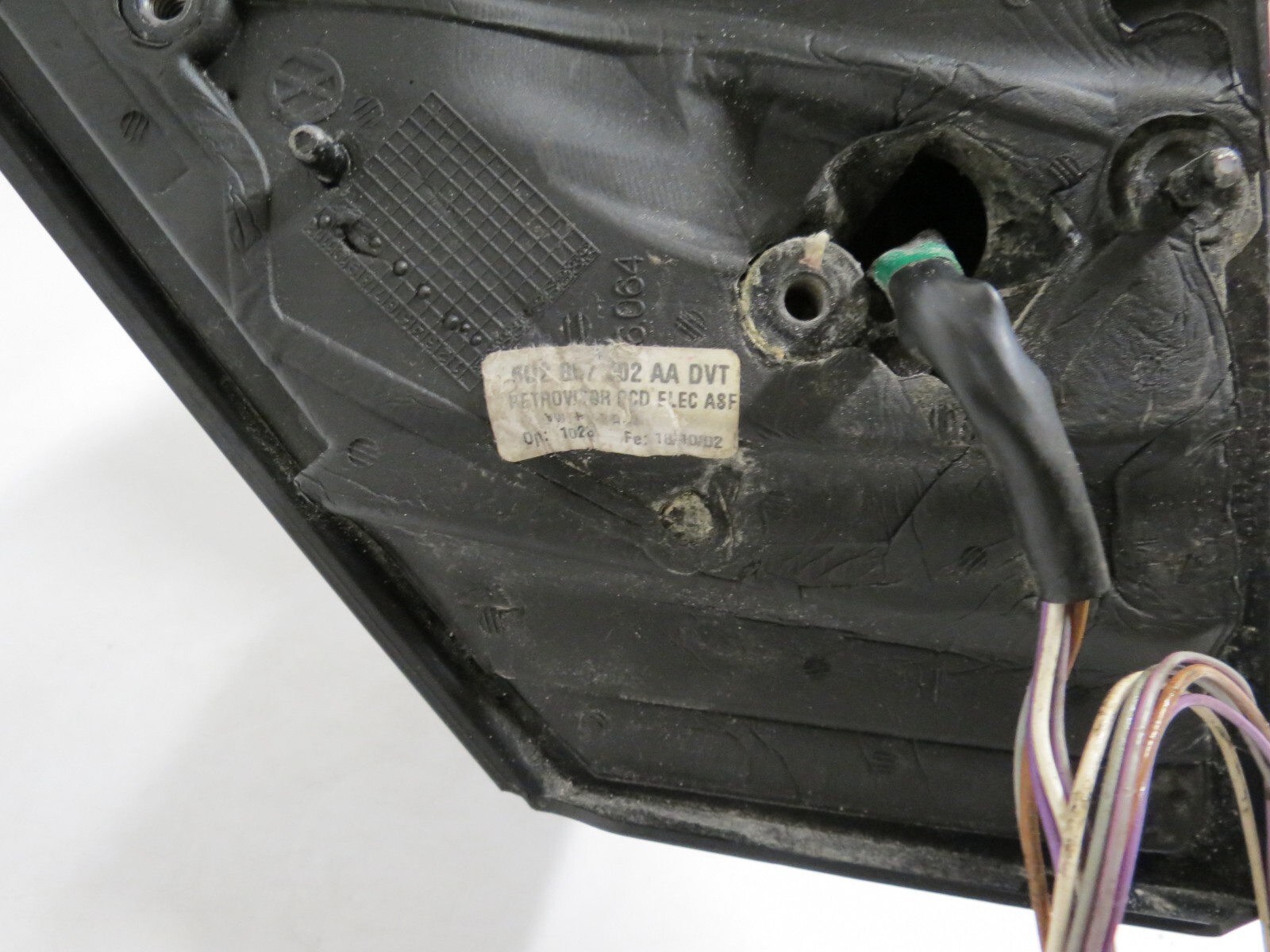 VW Polo 9N Pre-Facelift /02-05 Electric Wing Mirror Right 6Q2857502AA Deep Black - Image 9