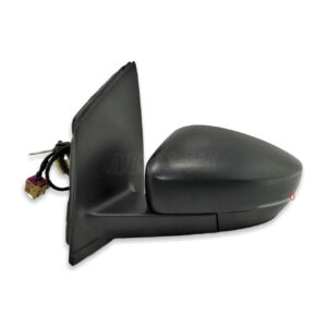 VW Polo 6R 2009-2016 Left Side Manual Door Mirror 6R2857501E Grained Matte Black