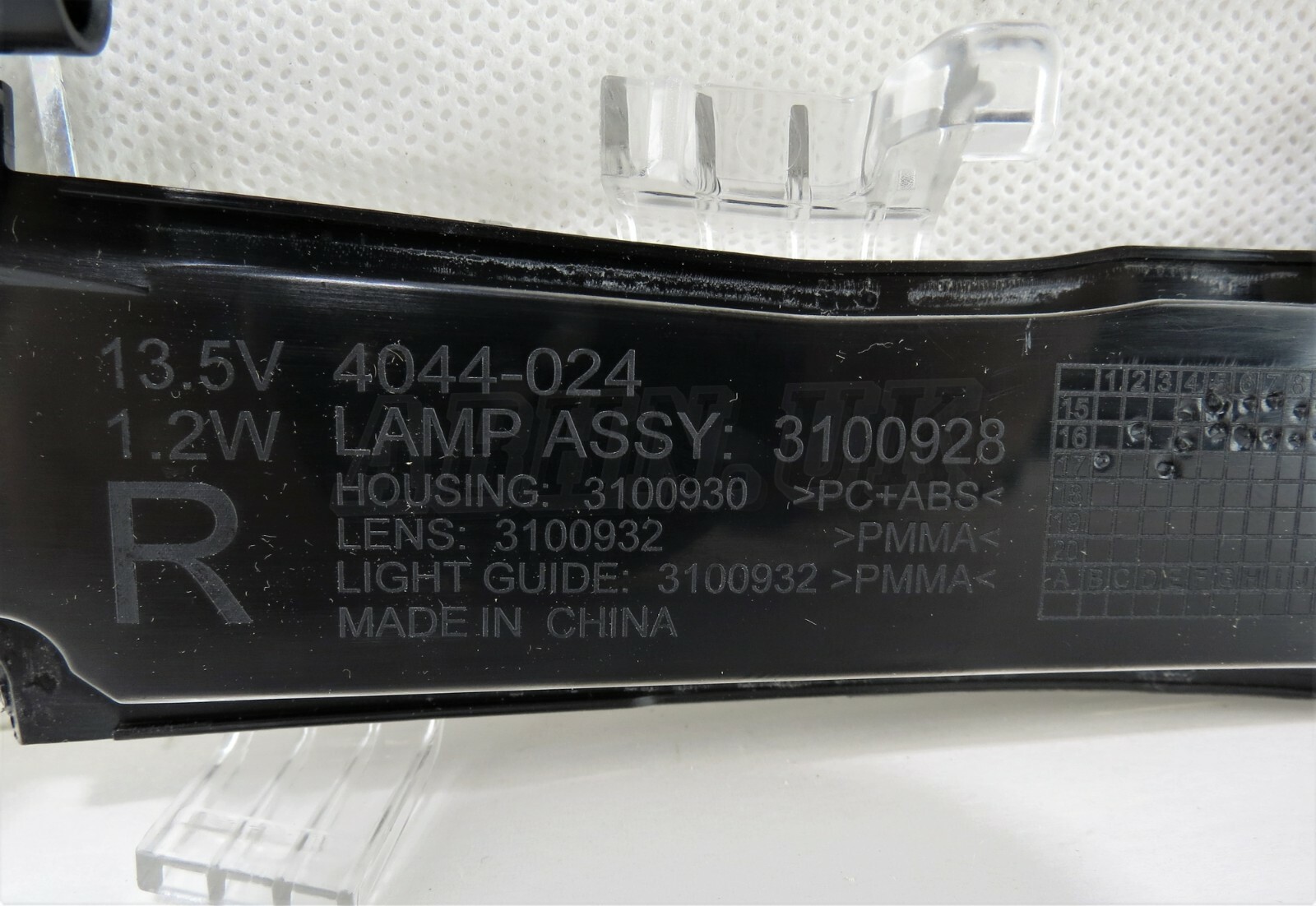 Fits Volvo S60 V60 (11-18) Right Side LED indicator Lens on Door Mirror 31402416 - Image 10