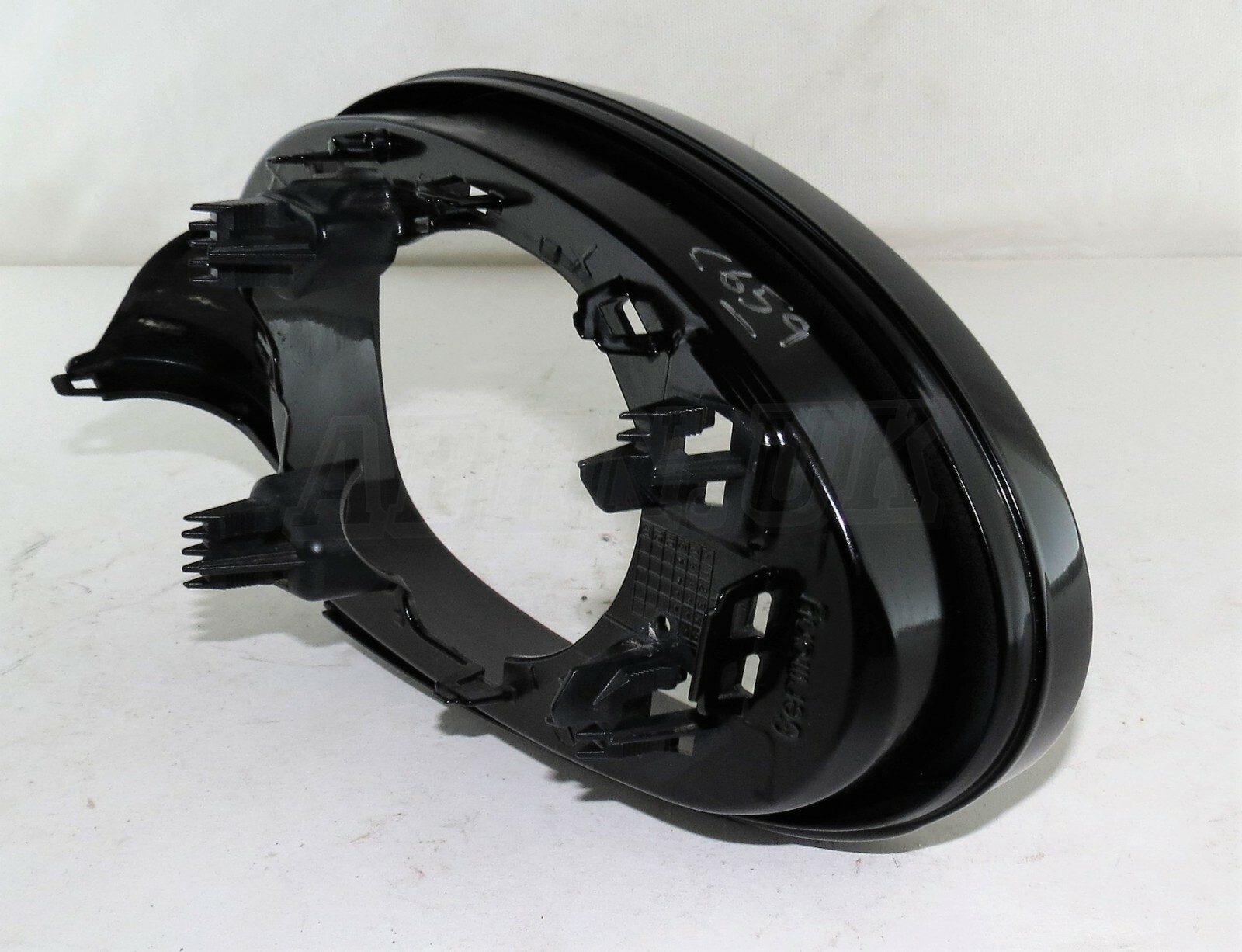 BMW 1 3 Series -08 Left Side Door Mirror Supporting Ring Bezel Gloss Black 39131 - Image 3