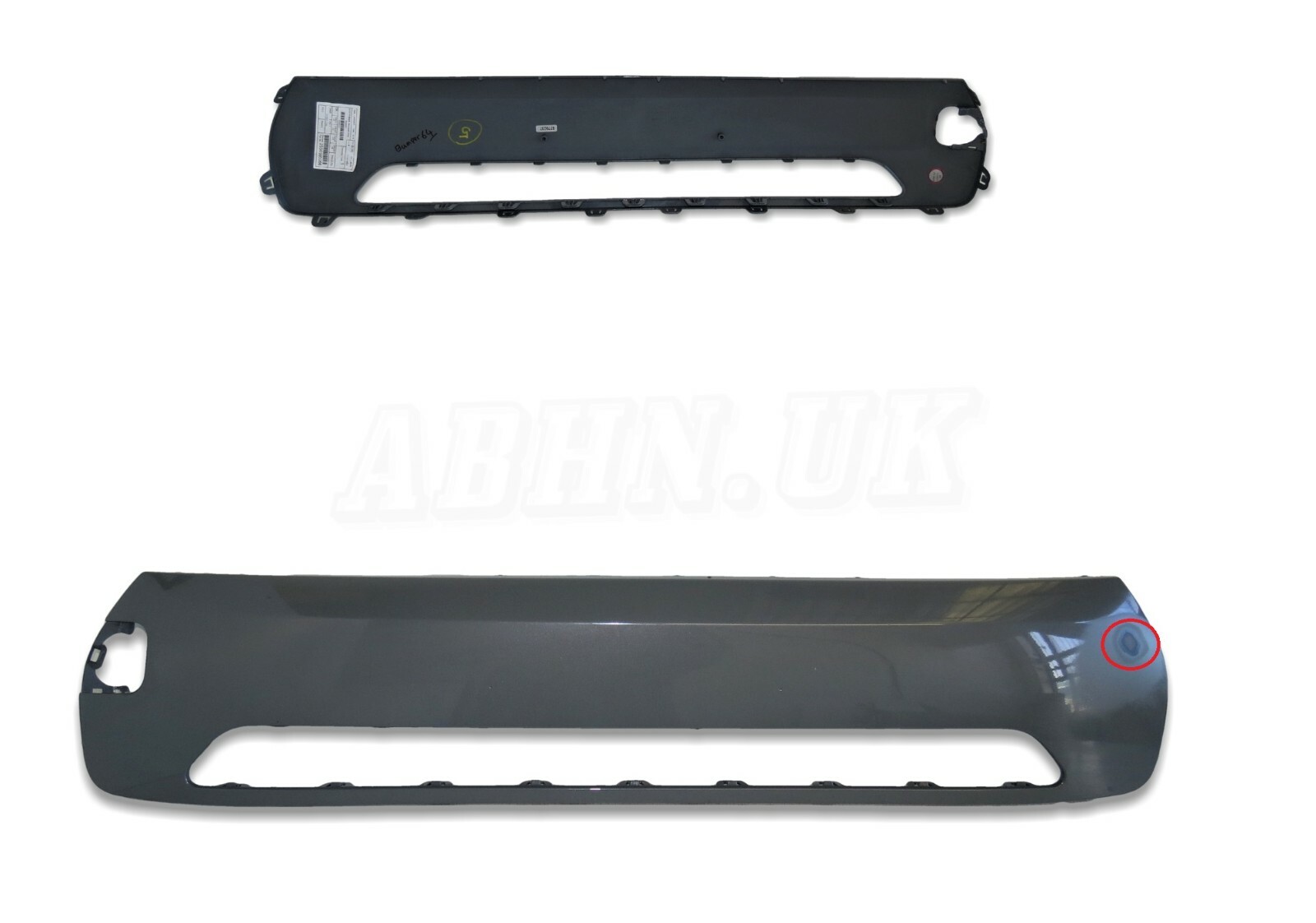 Mini One Cooper LCi2 Genuine Front Facing Bumper Middle Panel Moonwalk Grey