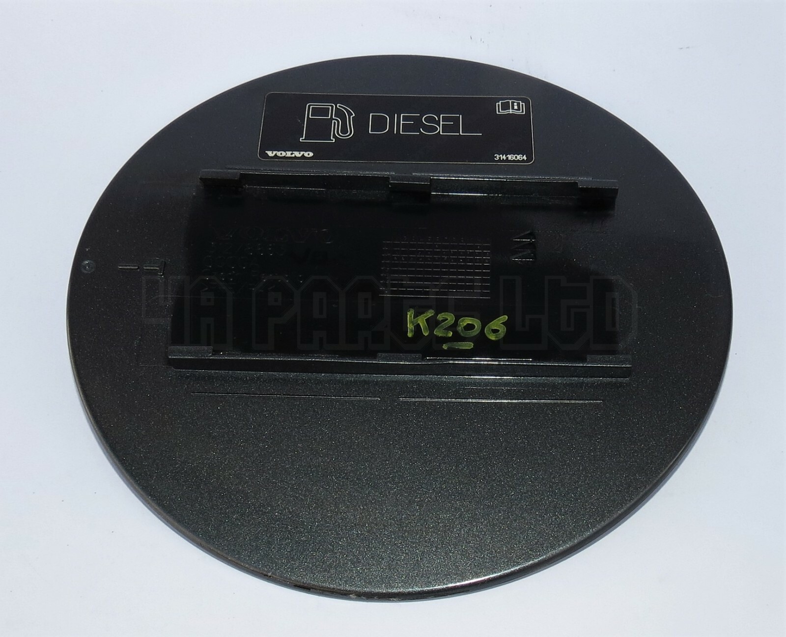 Genuine Volvo V40 Cross Country (12-18) Fuel Flap Cover 31278863 Metallic Grey - Image 3