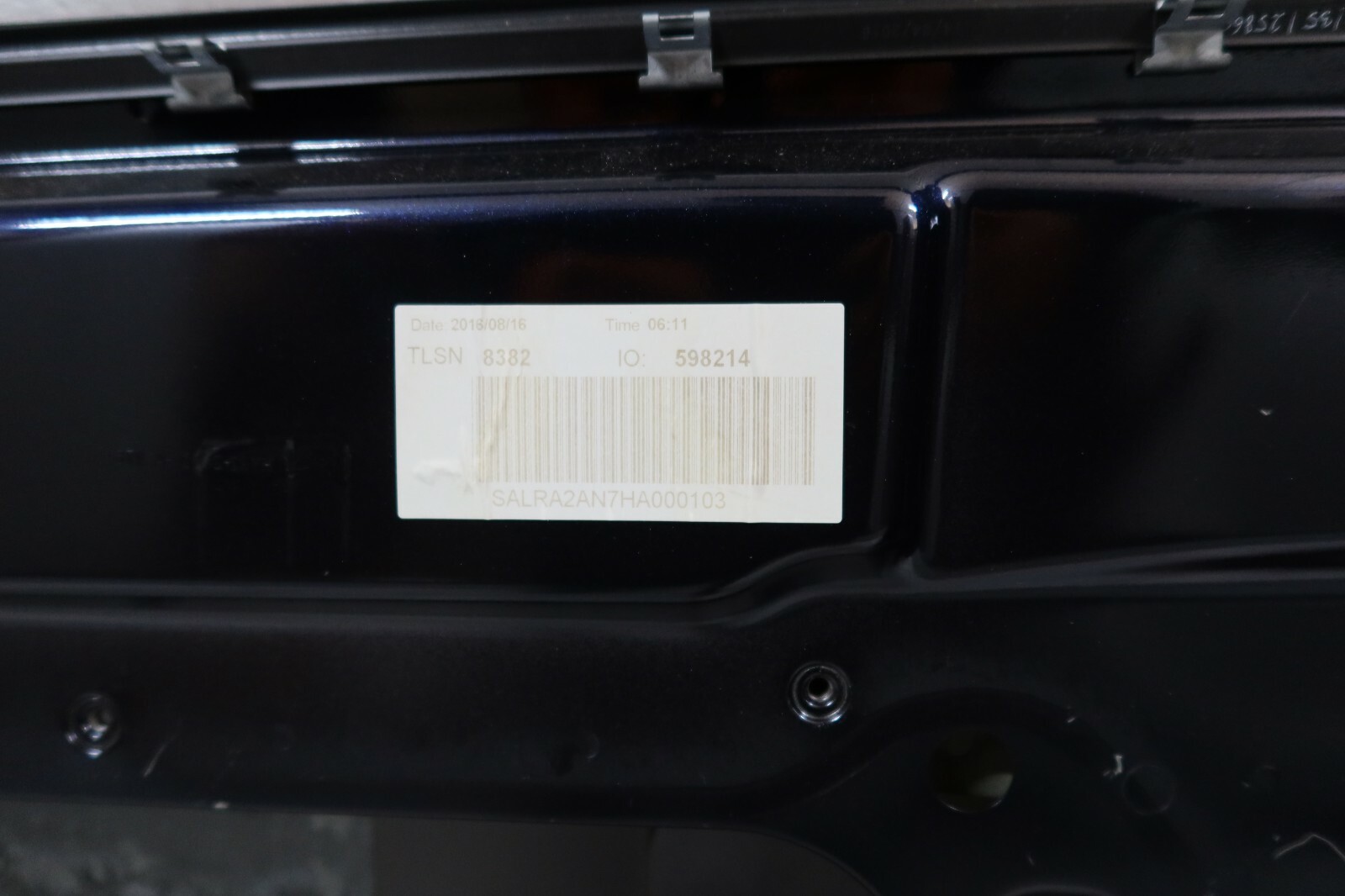 Land Rover Discovery 5 Genuine Right Hand Side Bare Door Panel Portofino Blue - Image 9