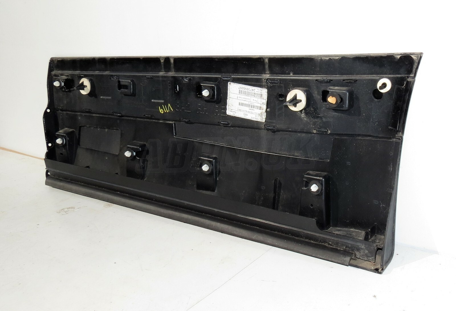 Range Rover Velar Rear Right Side Door Clad Lower Moulding Trim Whole Black - Image 7