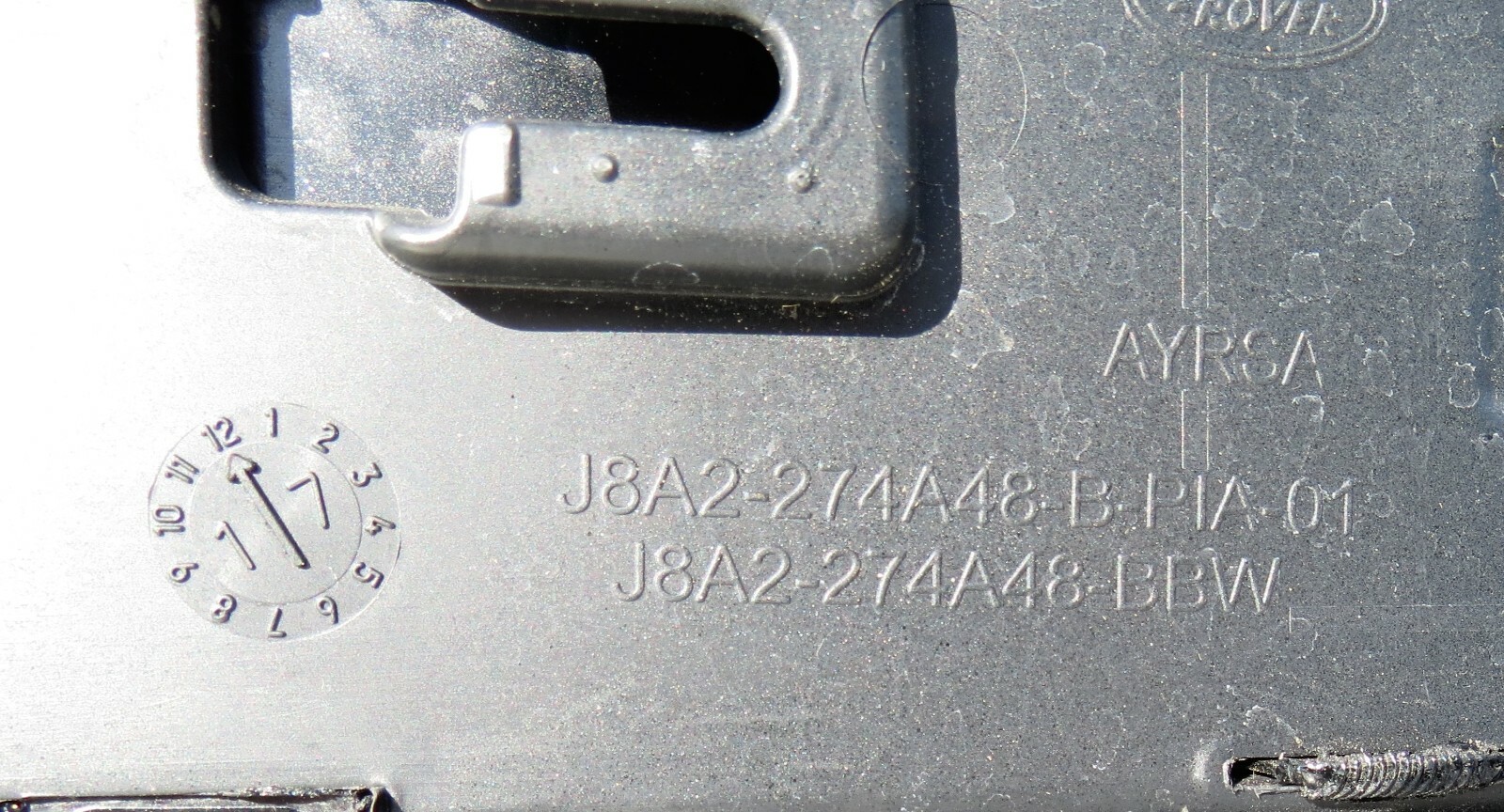 Range Rover Velar Rear Right Side Door Clad Lower Moulding Trim Whole Black - Image 9