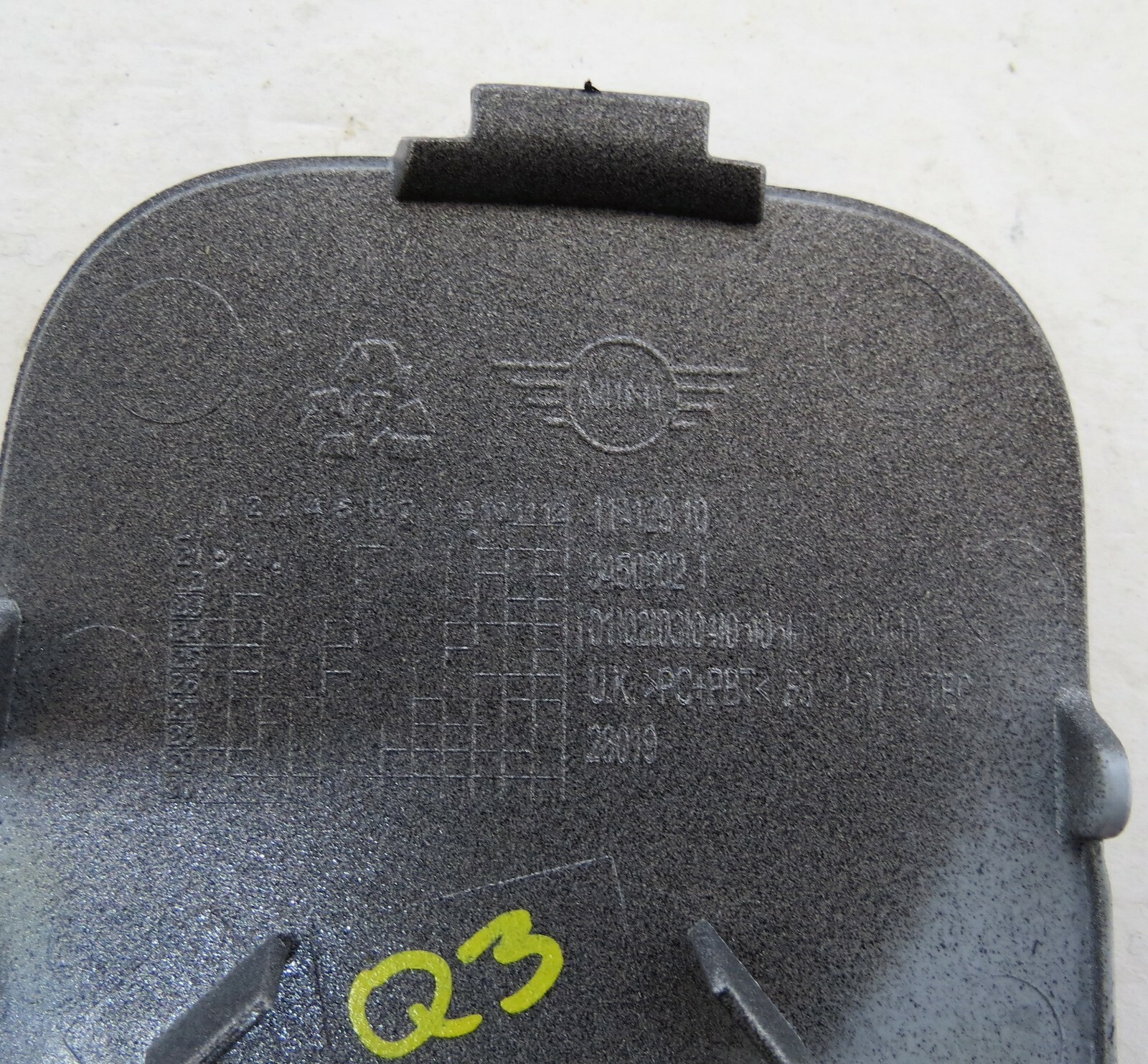 9450602 Mini One Cooper S Classic LCi2 Front Bumper Towing Eye Cover Rooftop Gre - Image 5