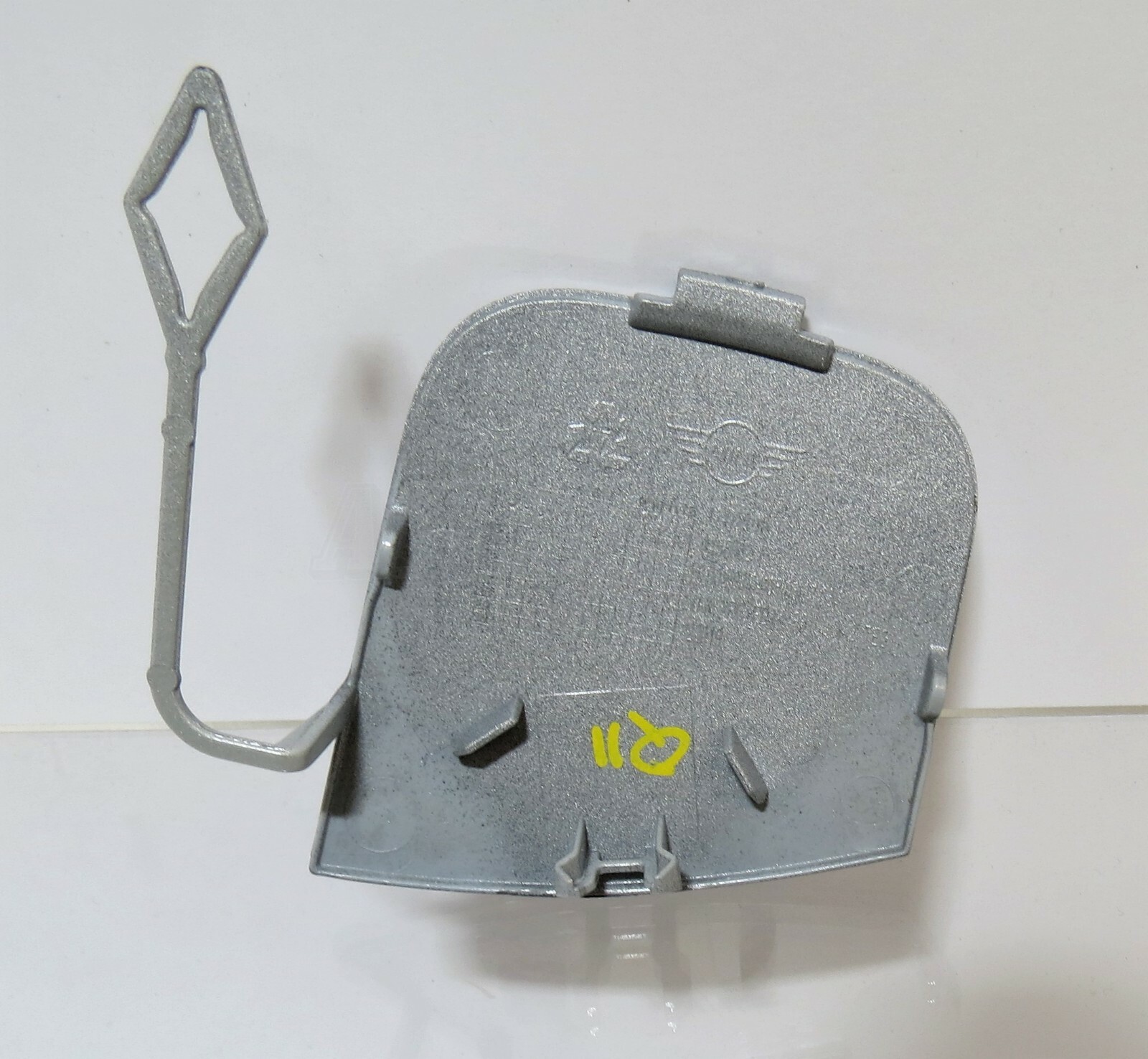 9450602 Mini One Cooper S LCi2 Front Bumper Towing Eye Cover Silver White 2 - Image 4