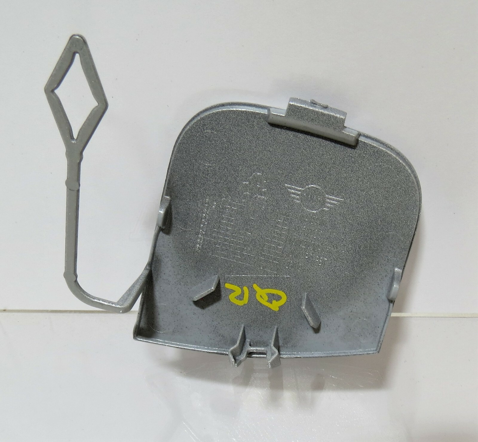 9450602 Mini One Cooper S LCi2 Front Bumper Towing Eye Cover Silver White 3 - Image 4