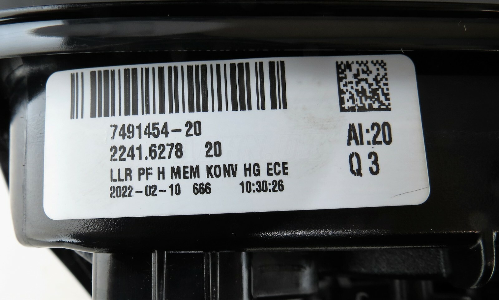 7491454 BMW 3 Series 2019-22 LHD Right Side Power Fold Door Wing Mirror Housing - Image 8