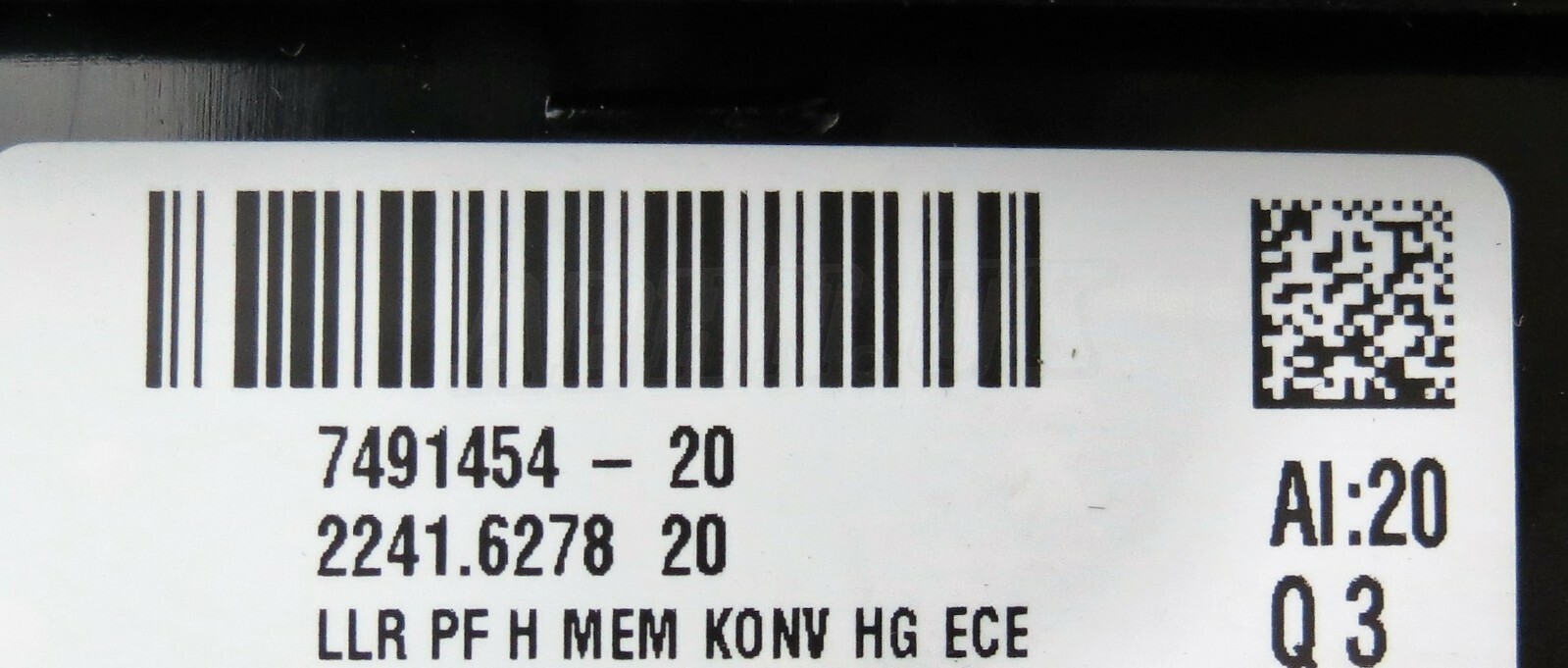 7491454 BMW 3 Series G20 Right Side LHD Power Folding Door Wing Mirror 5 Pin - Image 10