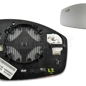 RR Evoque L551 /14-23 Velar L560 Left Side Standard Convex Door Mirror Glass+BSM