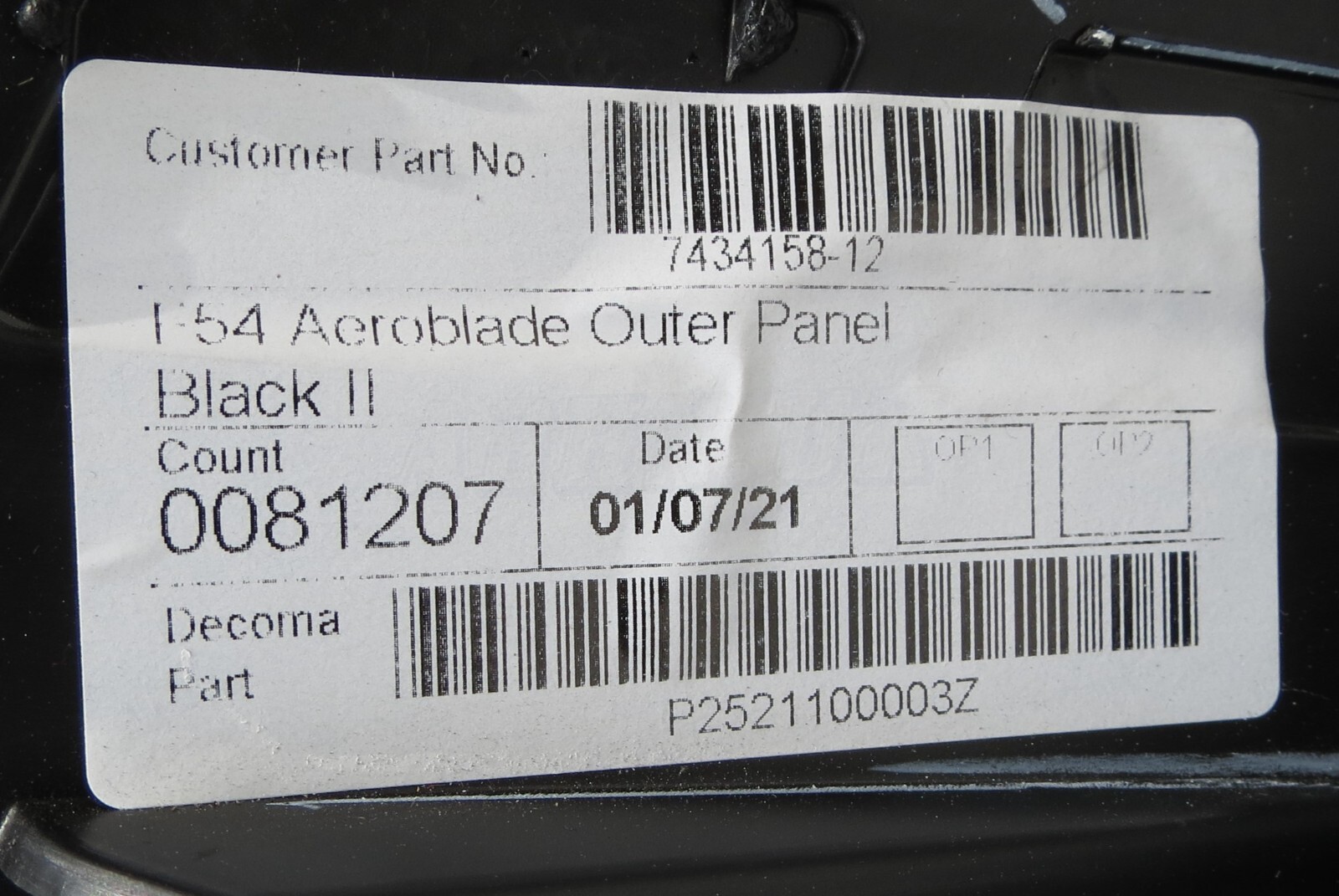 Mini Clubman F54 LCi2 Rear Tailgate Aeroblade Inner Centre Panel Moulding Trim* - Image 9