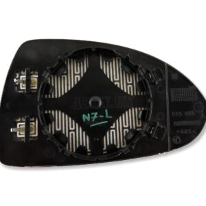 Vauxhall Corsa D & E (06-18) Left Side Heated Convex Door Mirror Glass 095455