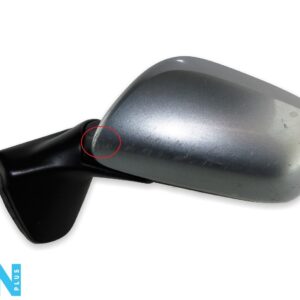 Toyota Auris E15 Pre-Facelift (06-09) Electric Heated Left Wing Mirror Met Grey