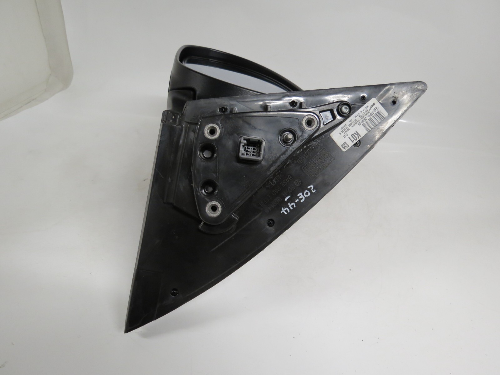 Hyundai i30 FD (07- 12) Left Side Manual Adjust Wing Mirror Met Black 876102R400 - Image 9