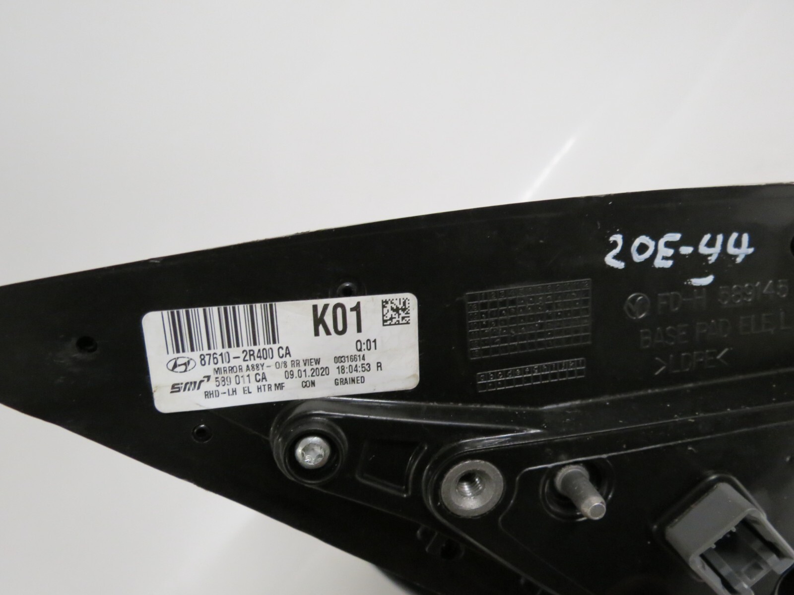 Hyundai i30 FD (07- 12) Left Side Manual Adjust Wing Mirror Met Black 876102R400 - Image 10