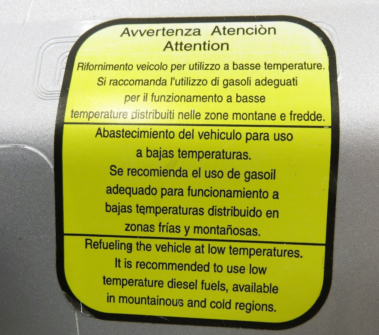 Citroën Nemo Fiat Fiorino (2008-2016) Fuel Flap Cover T800 1353354080 Met Silver - Image 9