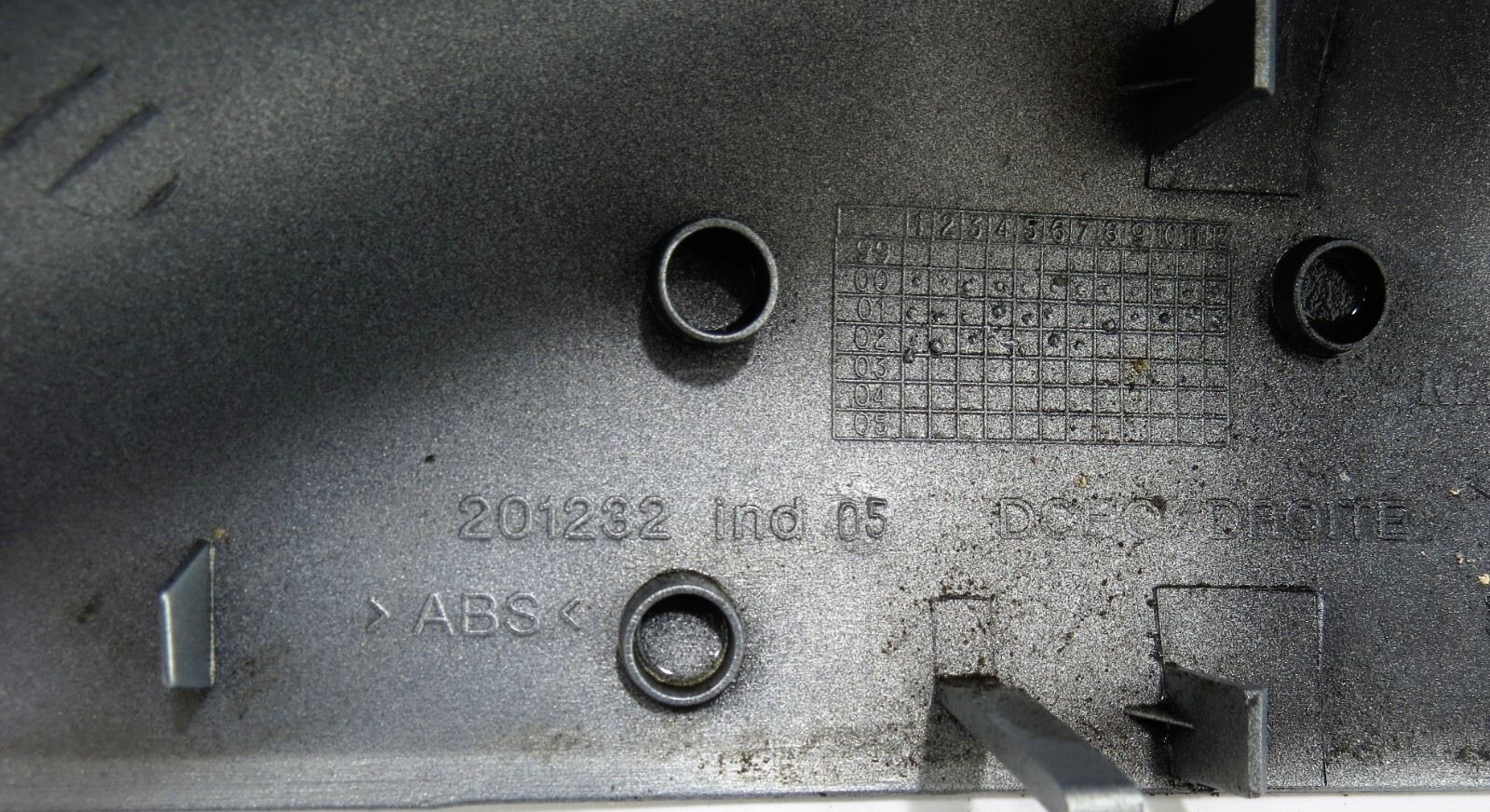 Renault Laguna II MK2 (01 - 07) Right Side Door Mirror Cover Cap Met Gris Boreal - Image 5