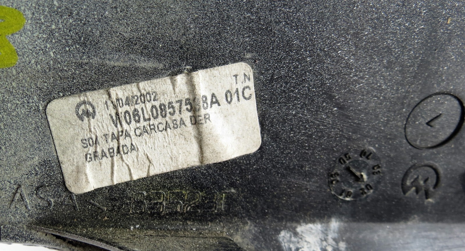 Seat Ibiza 02-08 Altea Toledo 04-09 Leon Right Side Door Mirror Cover Met Silver - Image 7