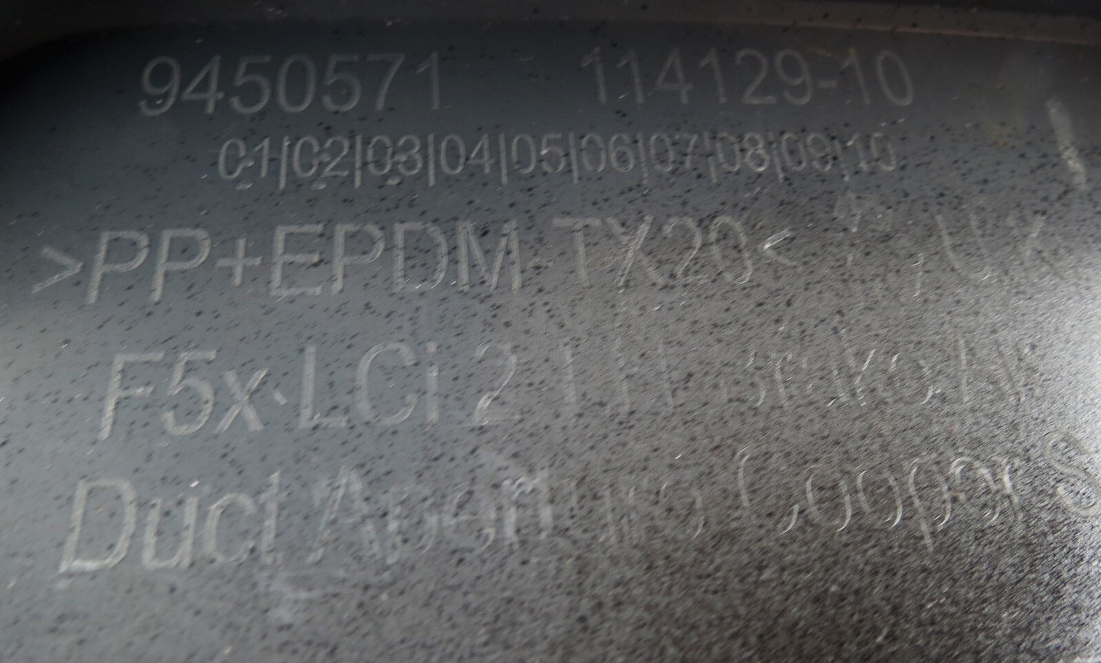 9450571 Mini Cooper S LCi2 Left Side Front Bumper Brake Air Duct Aperture 15 - Image 9