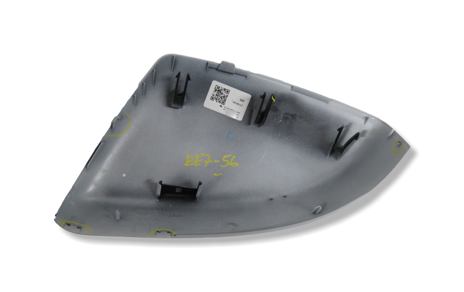 Jaguar Land Rover Genuine Right Side Wing Mirror Cap Cover Yulong White NAK - Image 2