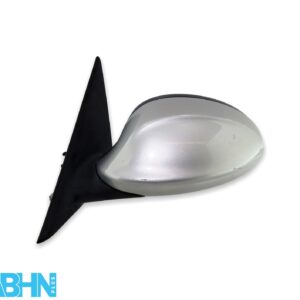 BMW 3 Series E90 E91 /05-08 Left Side Electric Door Mirror Metallic Silver