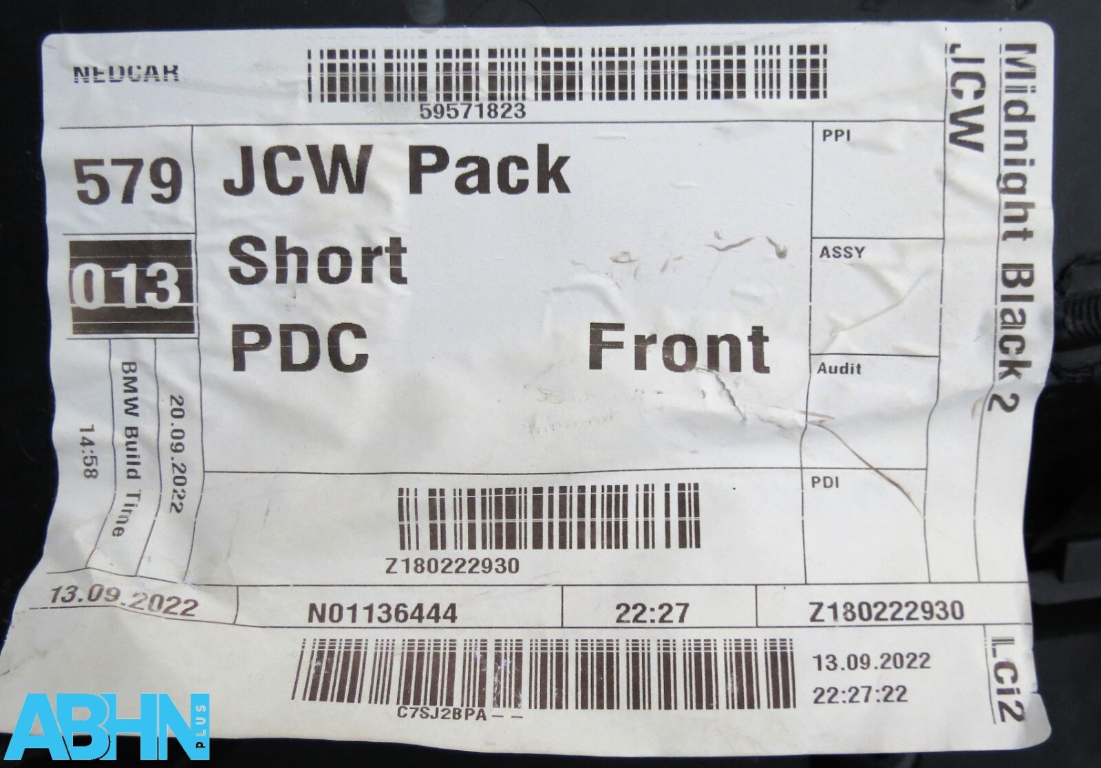 Mini F56 LCi2 John Cooper Works JCW Short Pack 21-23 Front Bumper Midnight Black - Image 16