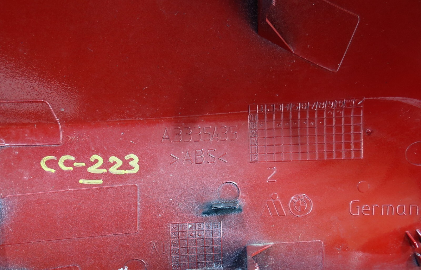 BMW E90 E91 E92 E93 LCI (09-13) Left Side Door Mirror Cover A3335435 Solid Red - Image 7