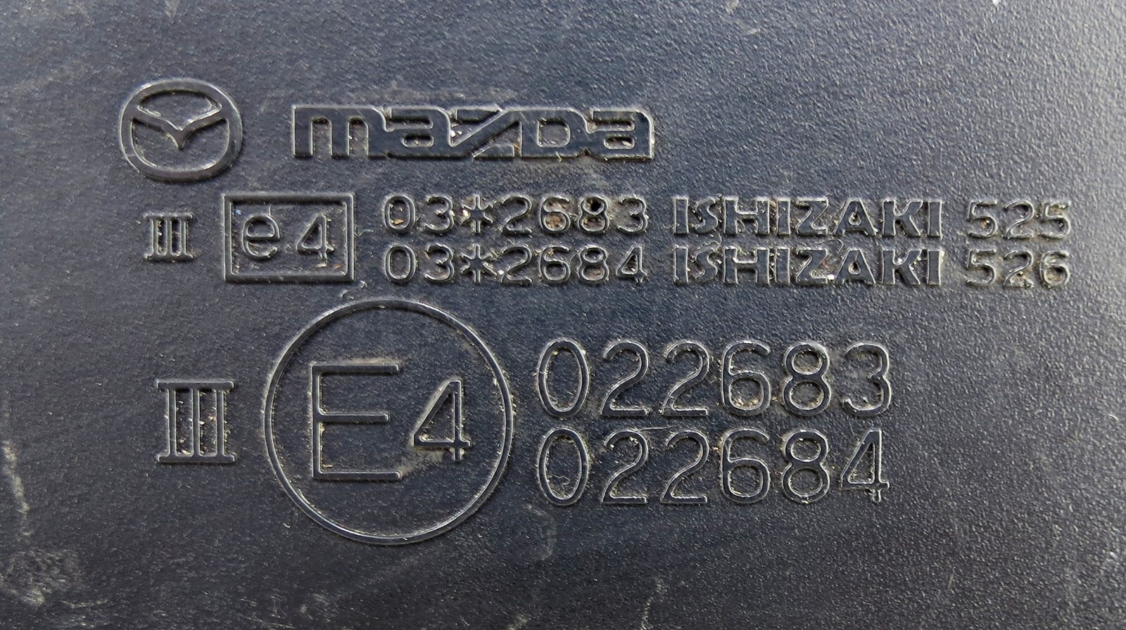 Mazda 6 MK2 GH GY /2008-2012 Right Side Power Folding Door Mirror Metallic Black - Image 9