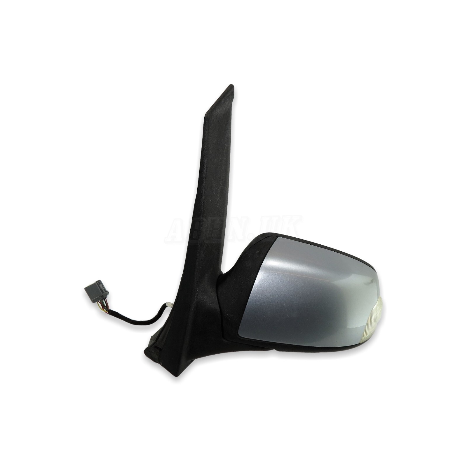 Ford Focus-C-Max (03-08) Left Side Electric Wing Mirror+Indicator Machine Silver