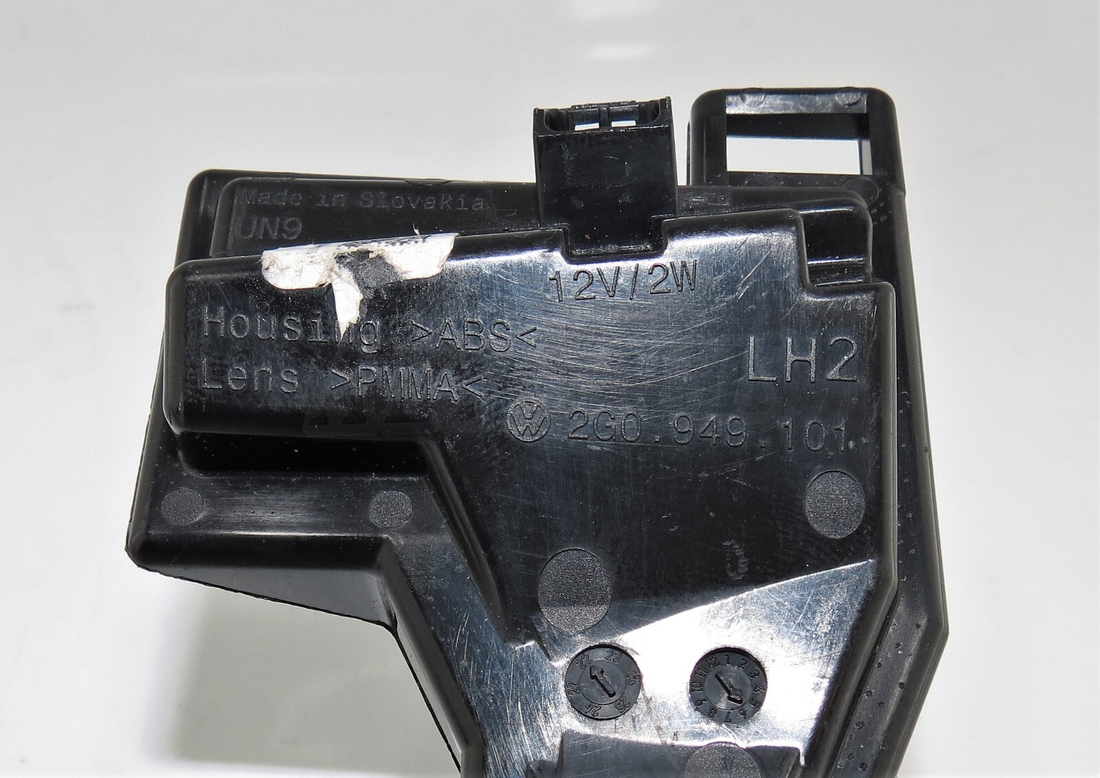 2G0949101 VW Polo MK6 2020 Genuine Left Side Turn Signal LED Indicator Light - Image 9