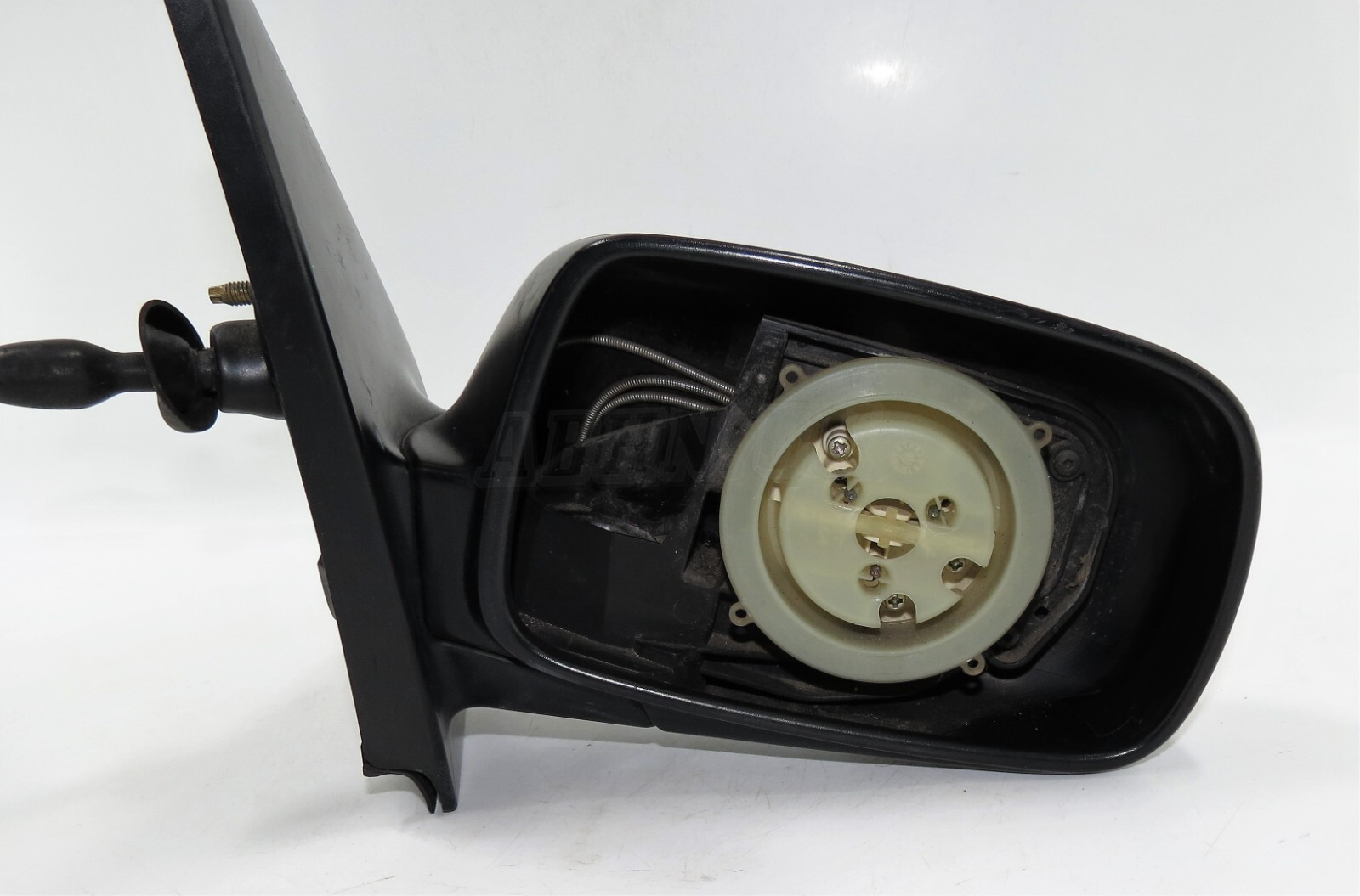 Toyota Yaris MK1 Vitz (1999- 2005) Right Side Manual Door Mirror Black/ No Glass - Image 4