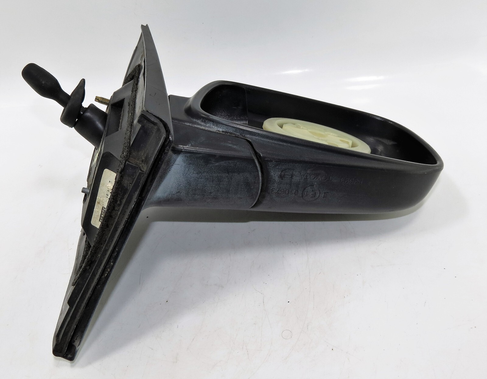 Toyota Yaris MK1 Vitz (1999- 2005) Right Side Manual Door Mirror Black/ No Glass - Image 8