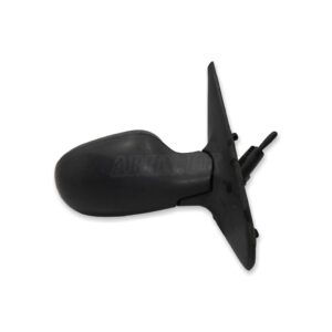 Renault Clio-II MK2 (01-06) Right Side Manual Adjustable Door Mirror Matte Black