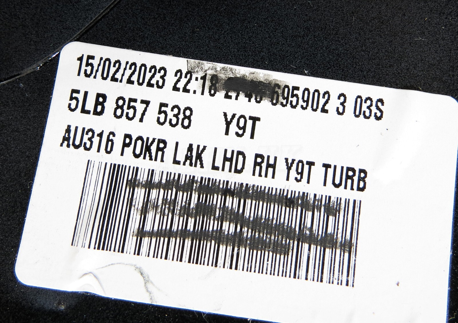 5LB857538 Skoda Enyaq Electric 21-23 LHD Right Side Wing Mirror Cover Met Black - Image 7