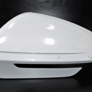 5LB857537A Skoda Enyaq Electric LHD Left Side Wing Mirror Cover Moon White Met