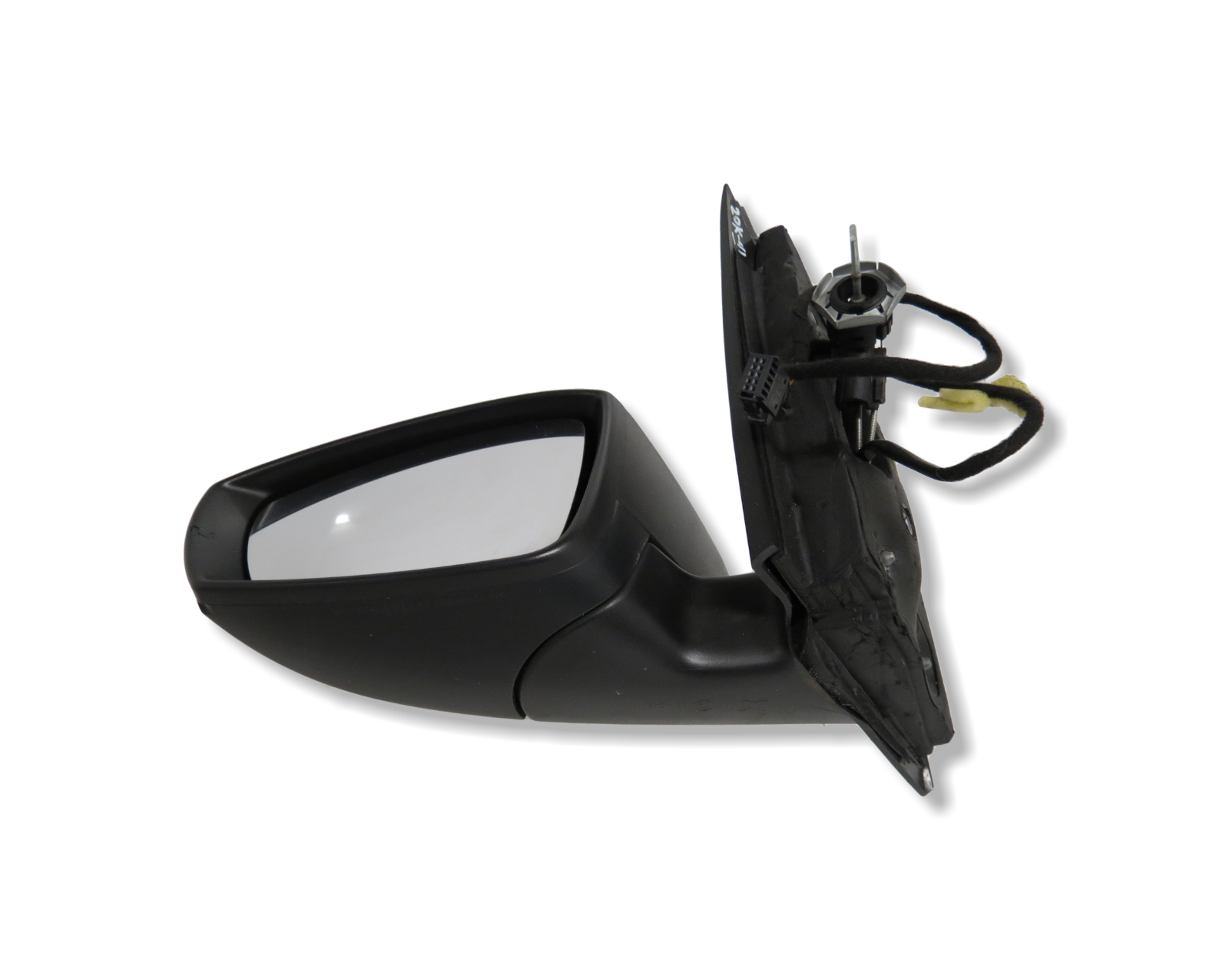 VW Polo 6R (09- 17) Left Side Manual Door Mirror 6R2857501AG Grained Matte Black - Image 2